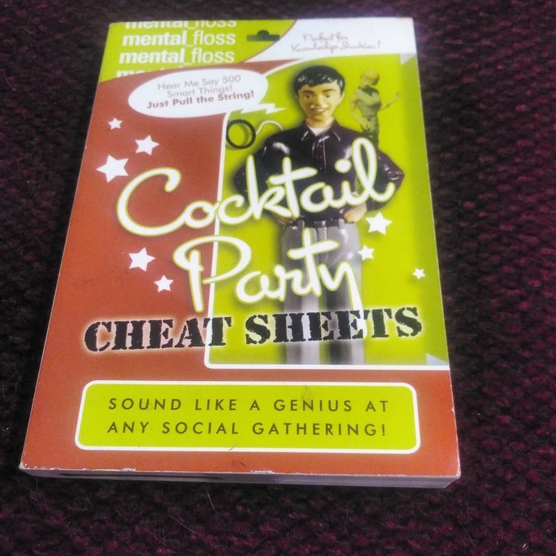 Mental Floss: Cocktail Party Cheat Sheets