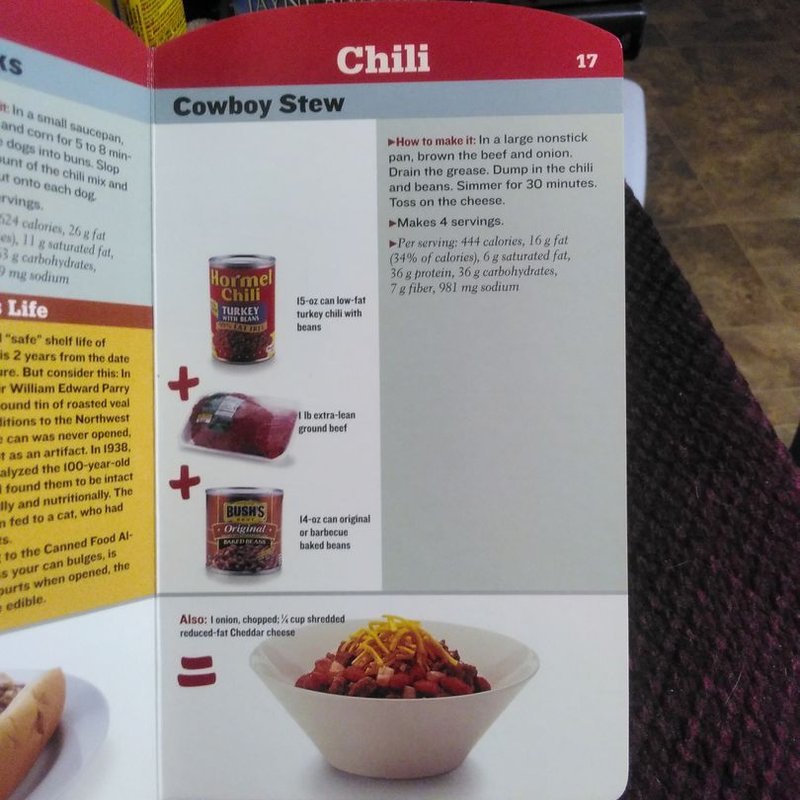 "A Man, A Can, A Plan" Cookbook - 50 Easy Guy Meals (Hardcover, 2002) - Very Good Condition 2 thumbnail image