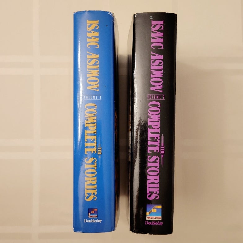 Isaac Asimov: The Complete Stories Volumes 1 and 2 HC/DJ 2-Book Set