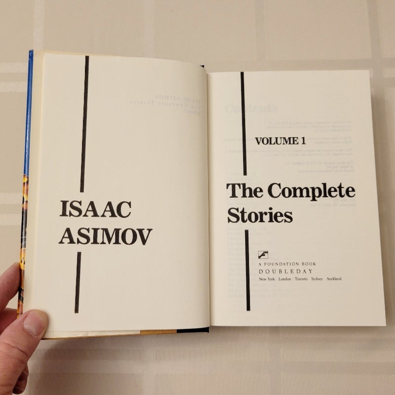 Isaac Asimov: The Complete Stories Volumes 1 and 2 HC/DJ 2-Book Set