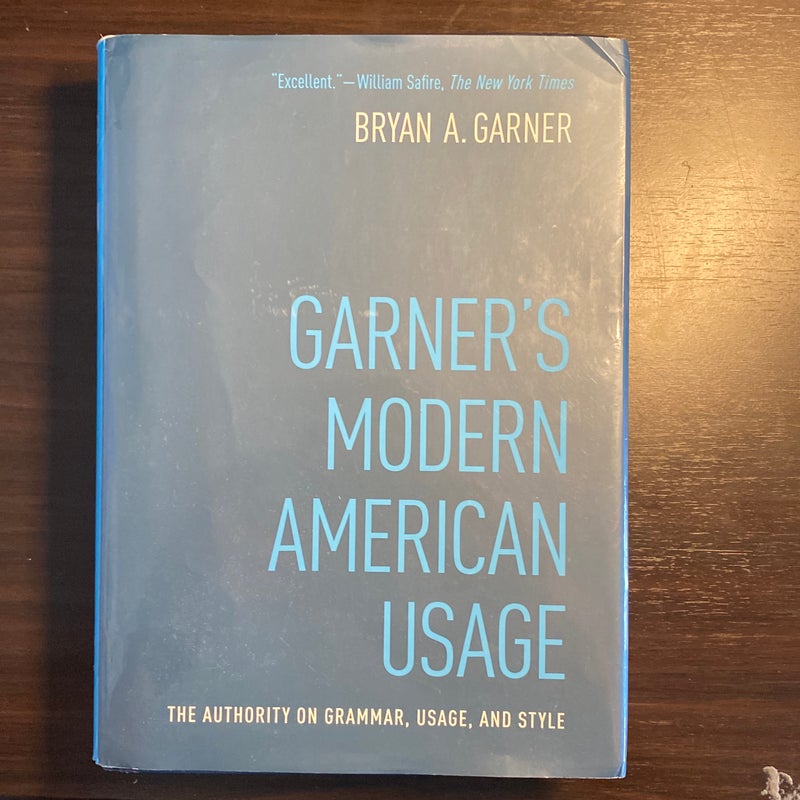 Garner's Modern American Usage