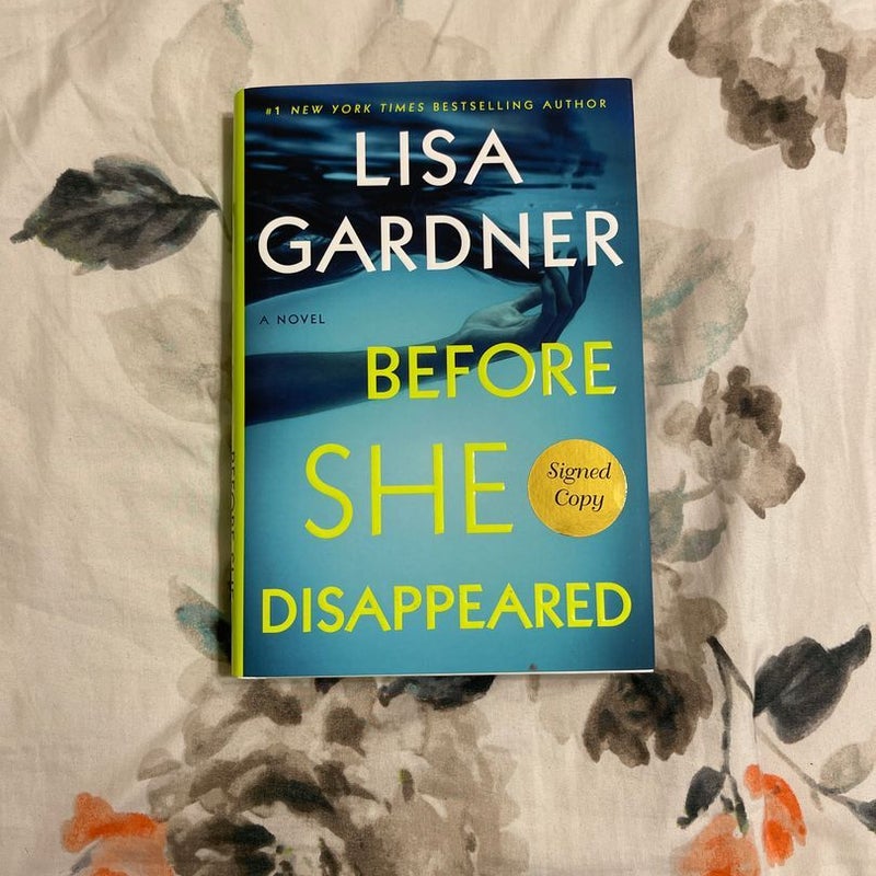 Before She Disappeared (Signed)
