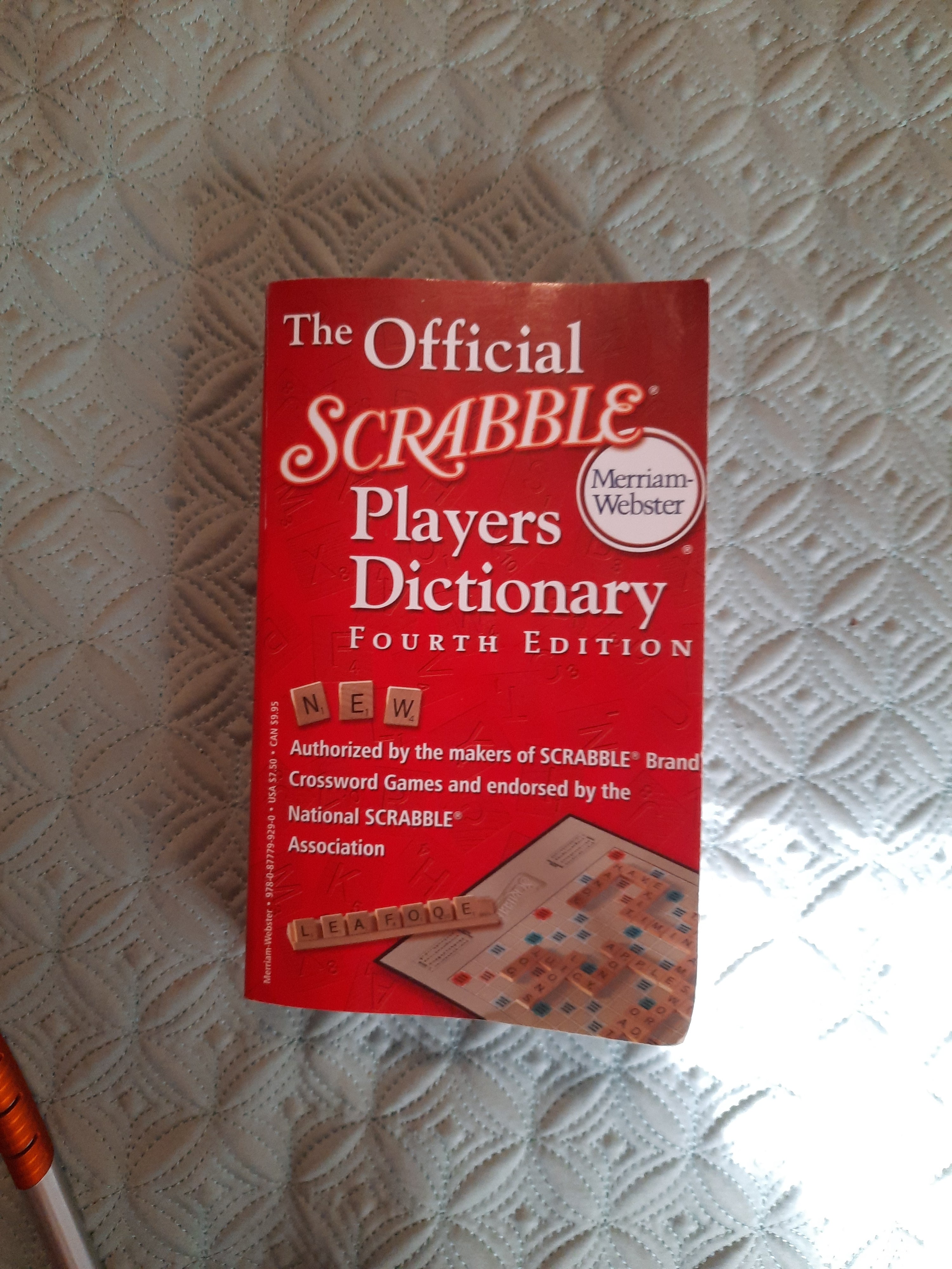 The Official Scrabble Players Dictionary By Merriam-Webster, Inc. Staff ...