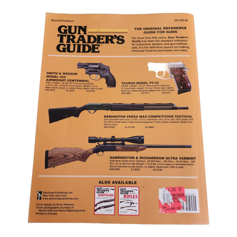 Gun Trader's Guide, Thirty-Seventh Edition