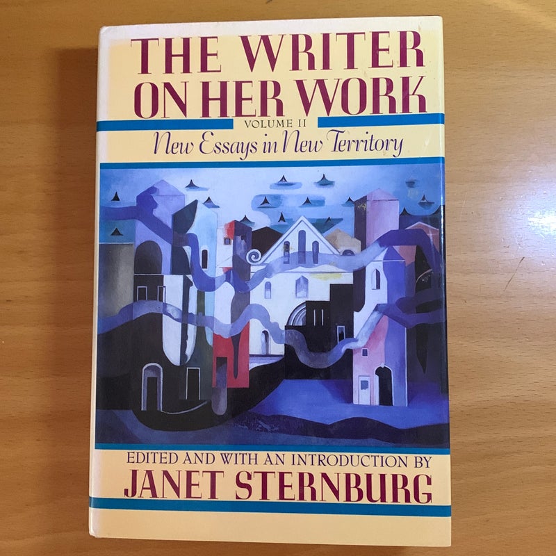 The writer on her work