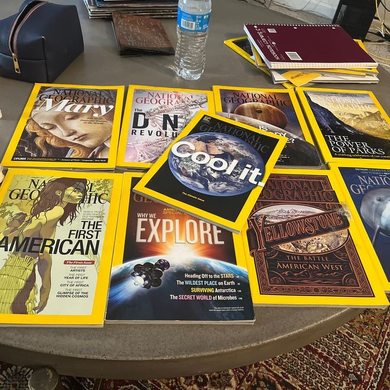 National Geographic magazines 2013,2014,2015,2016 issues 