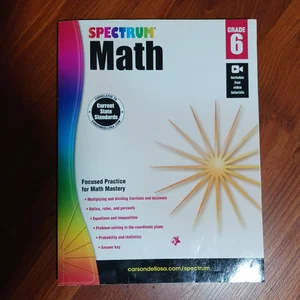 Spectrum Math, Grade 6