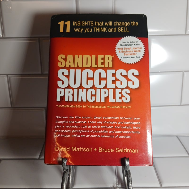 Sandler Success Principles