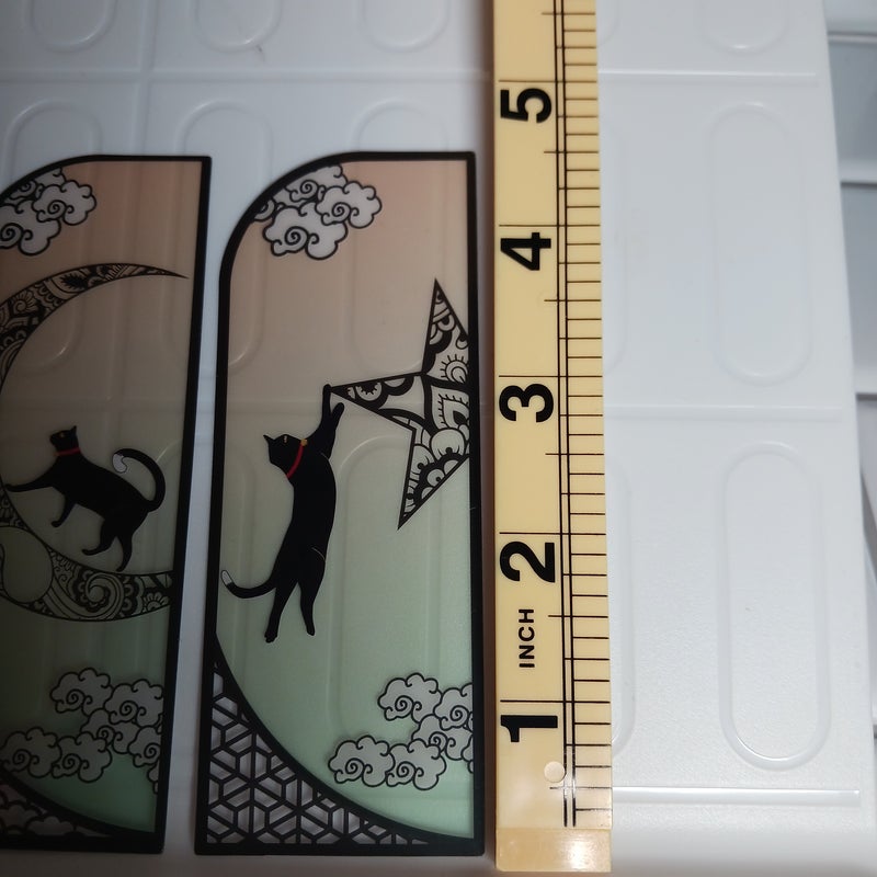 Helia's  Daily Cat Bookmarker Lot of 3