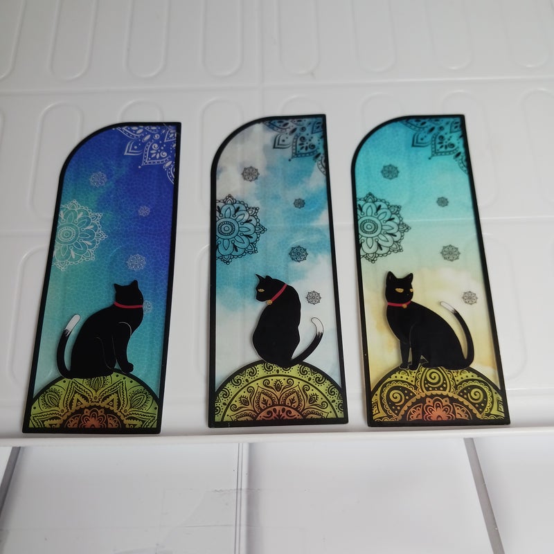 Helia's Daily Cat 🐈  Bookmarks  Lot of 3