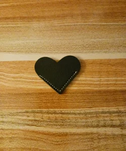 Leather Hearts Bookmark Corner 