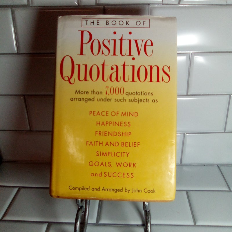 The Book of Positive Qoutations
