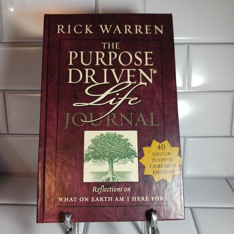 Rick Warren  The Purpose Driven Life Journal 