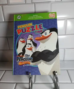 Tag Game Book, Penguins of Madagascar Puzzle Time