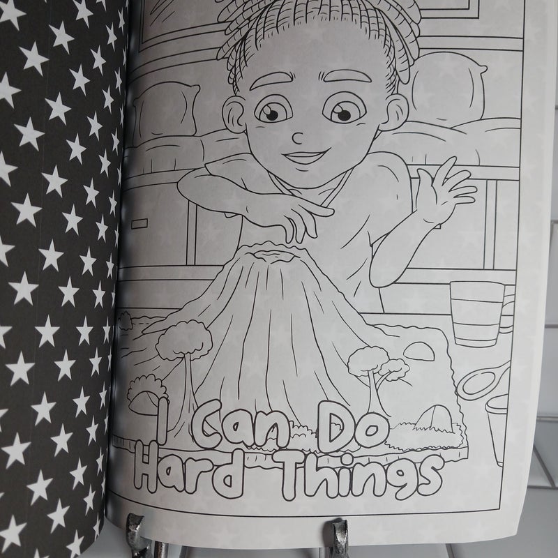 An African American Coloring Book for Boys: with Positive Affirmations