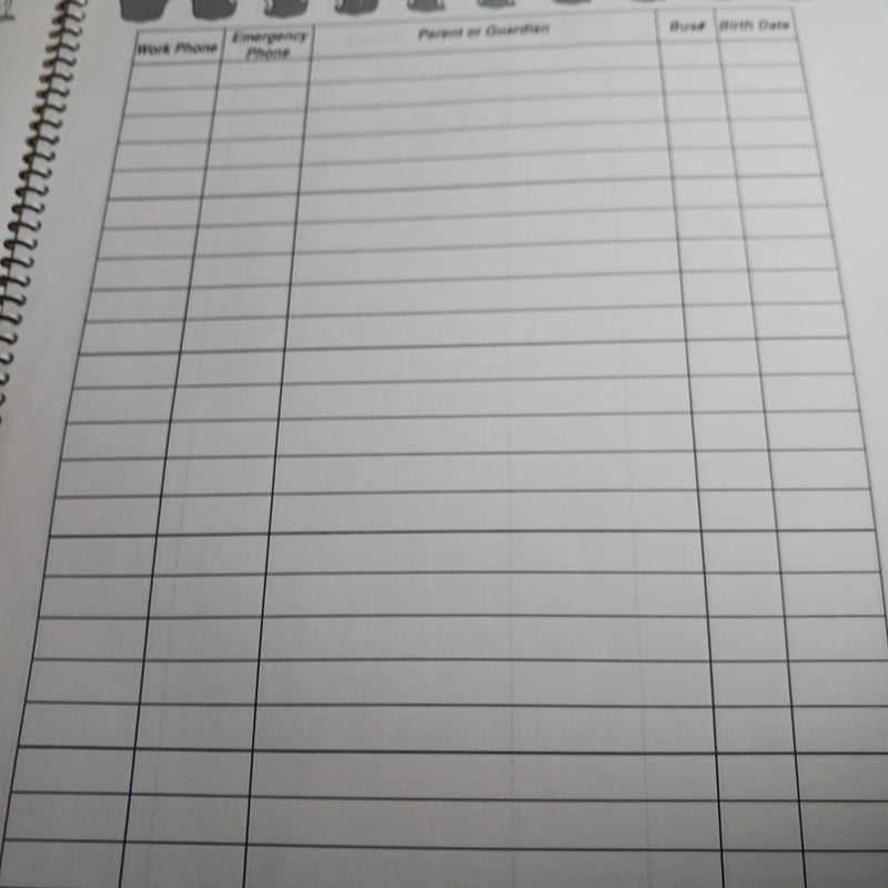 Teacher  Plan Book 
