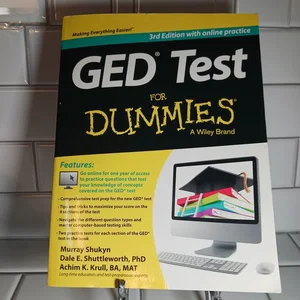 GED Test for Dummies®