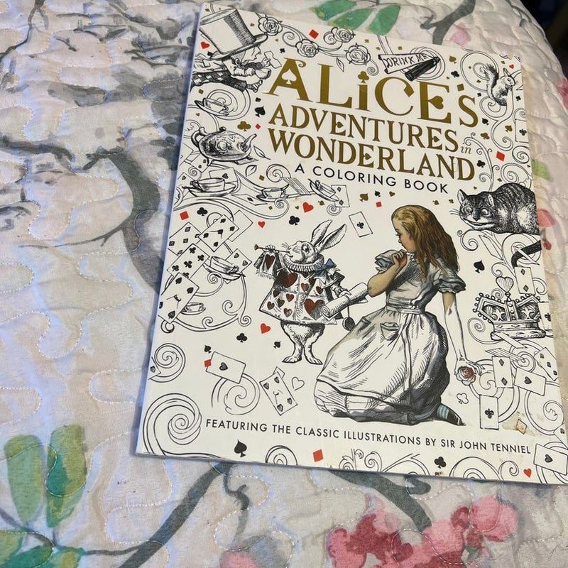 Alice's Adventures in Wonderland: a Coloring Book