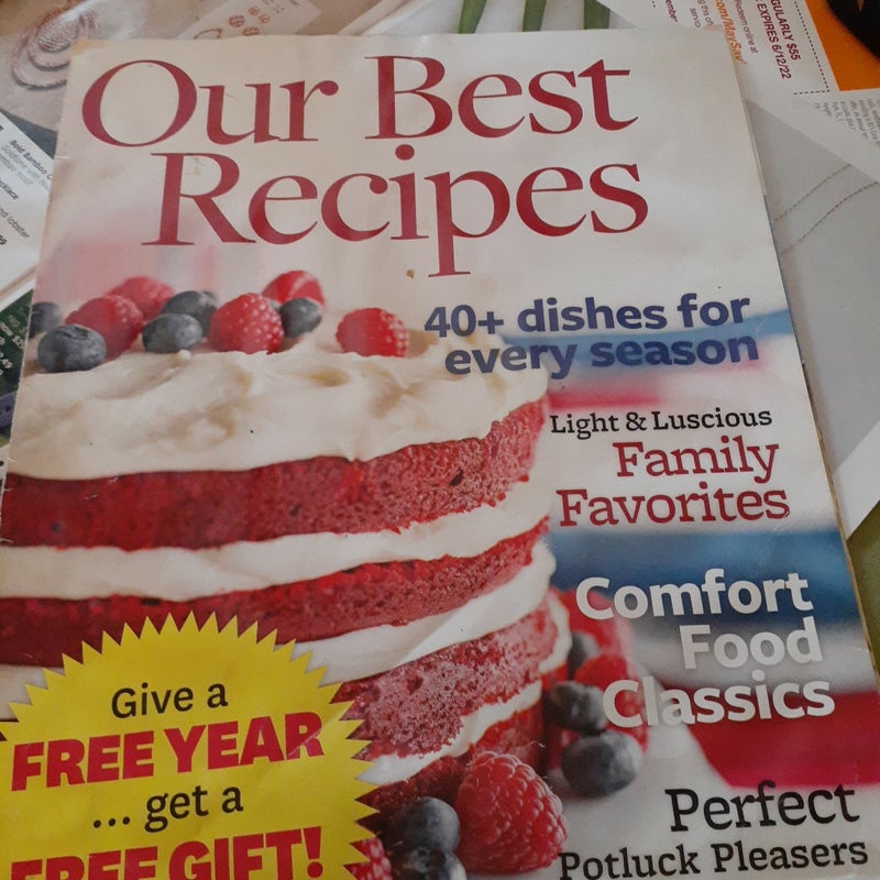 Our Best Recipes magazine inserts