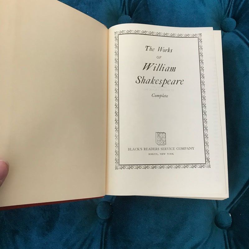 The Works of William Shakespeare Complete