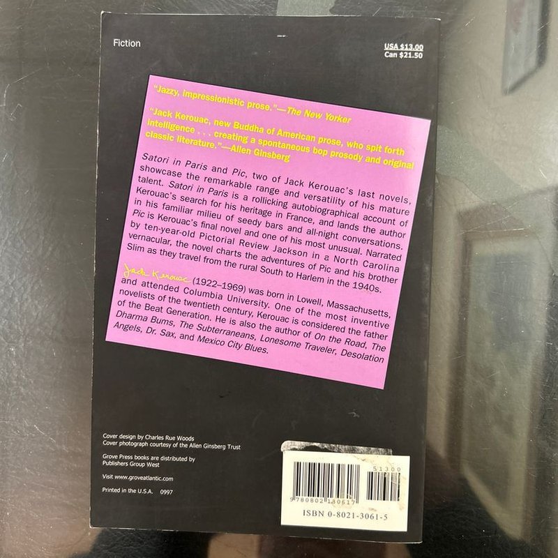 Satori in Paris and Pic