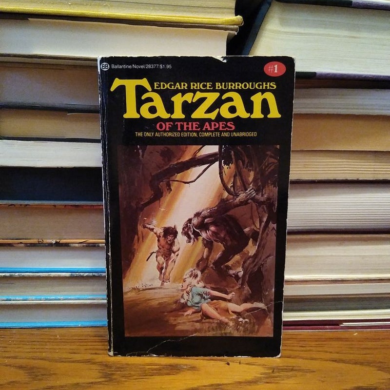 Set Of 5 Vintage Tarzan Paperback Books