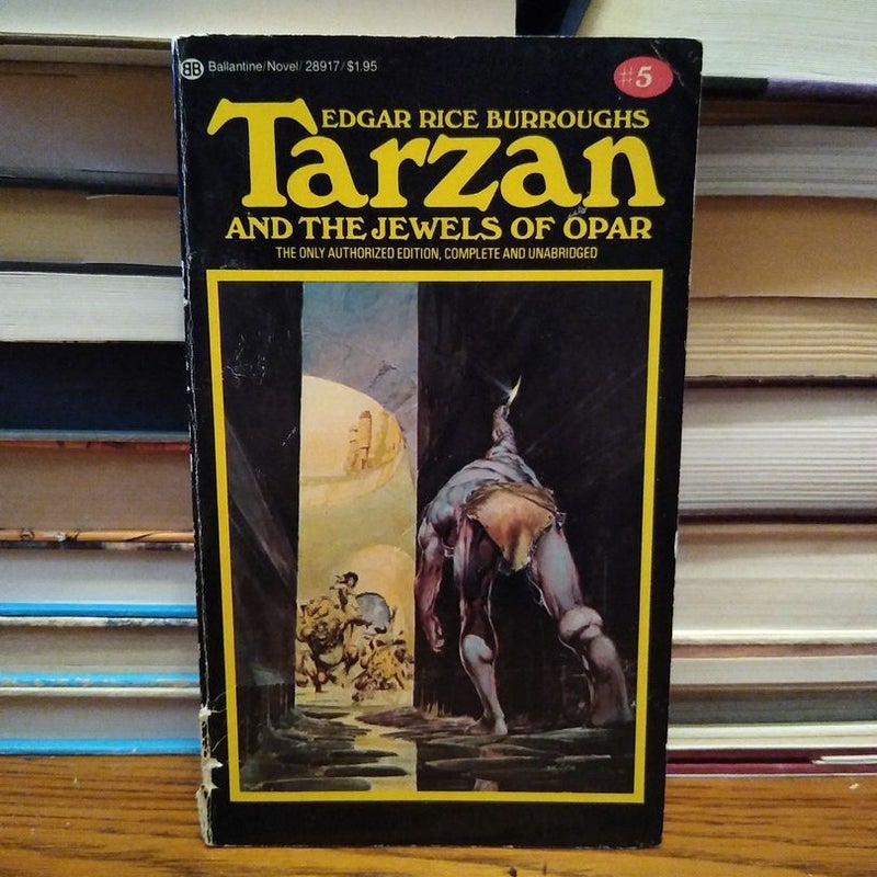 Set Of 5 Vintage Tarzan Paperback Books
