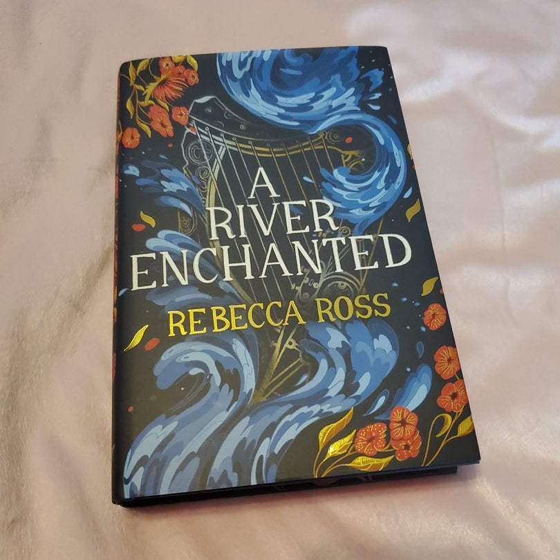 Illumicrate a river enchanted signed by Rebecca ross, Hardcover