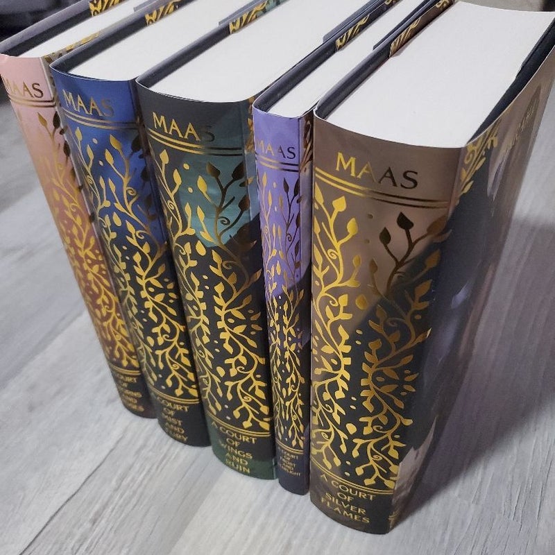 Acotar custom dust jackets from France with books 