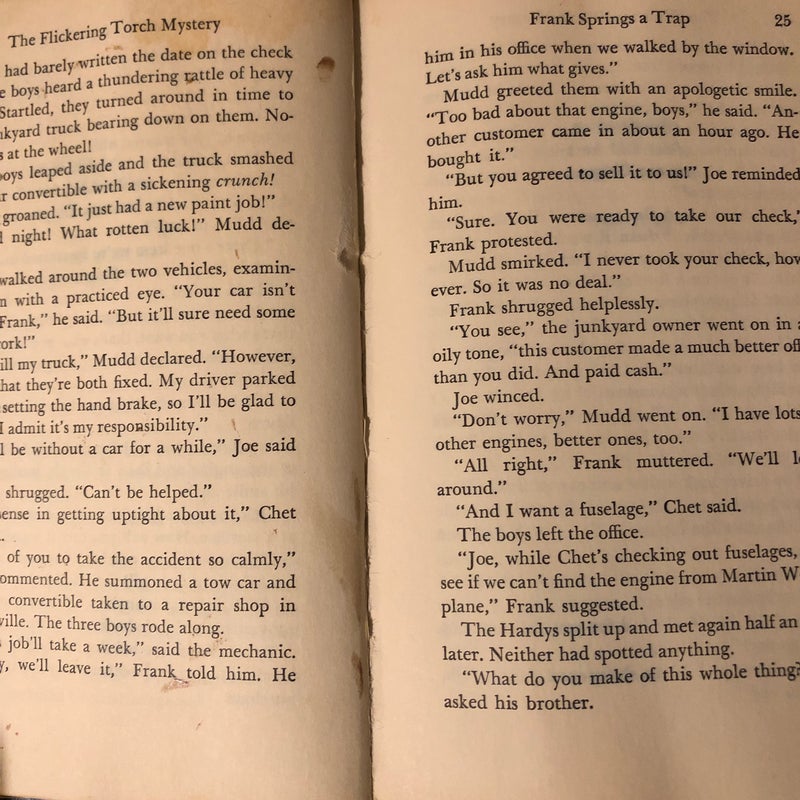 Hardy Boys 22: the Flickering Torch Mystery