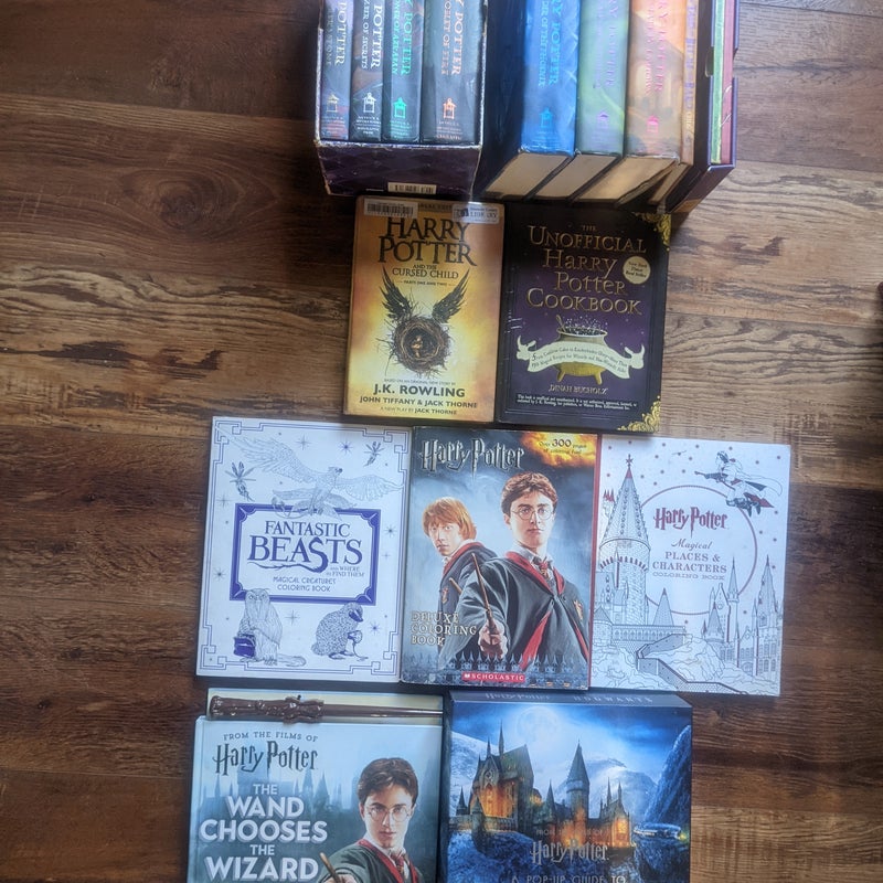 Harry Potter set 1-7, multiple bonus books