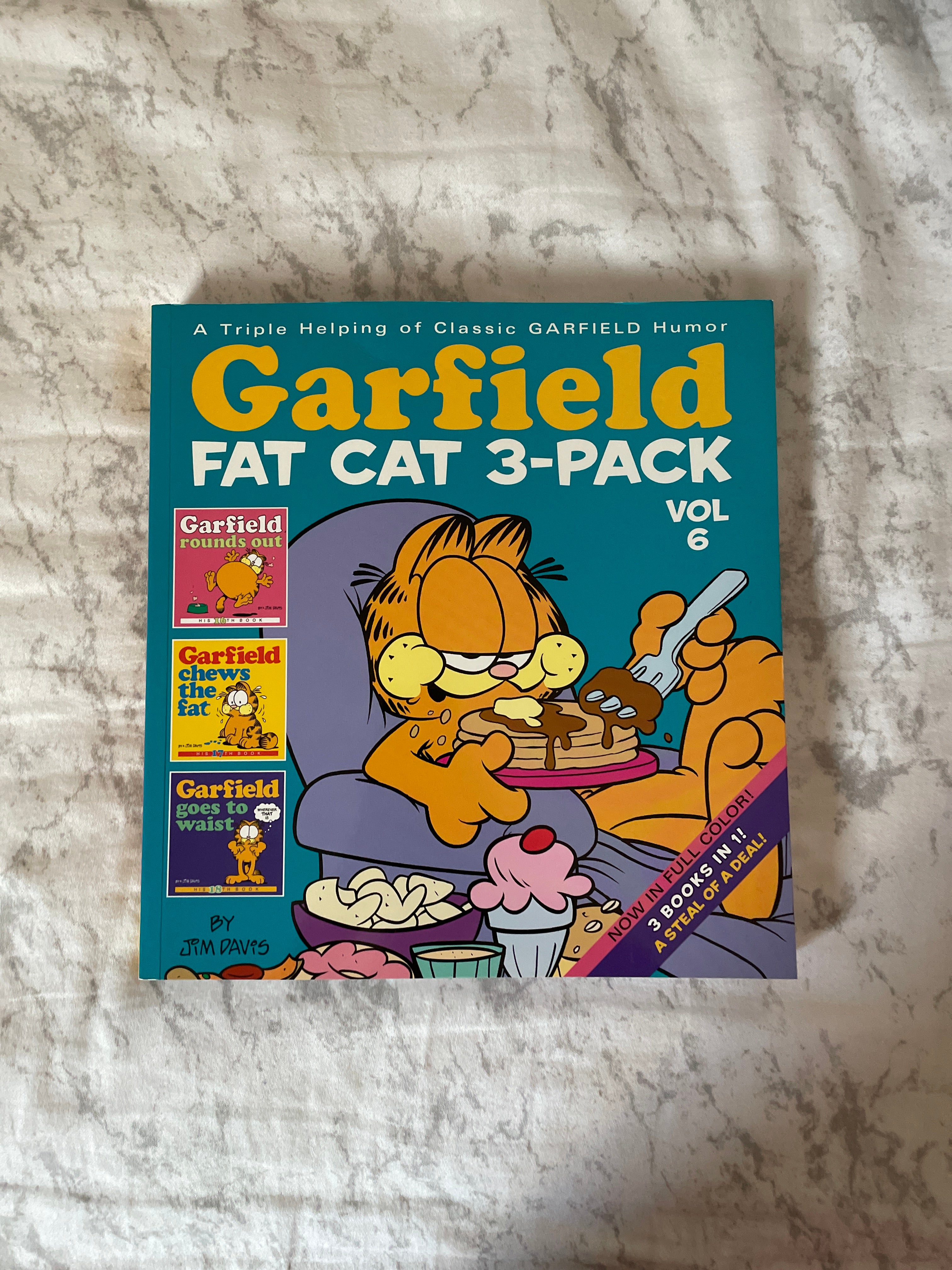 Paperback　Davis,　Garfield　Fat　Jim　by　Cat　#6　3-Pack　Pangobooks