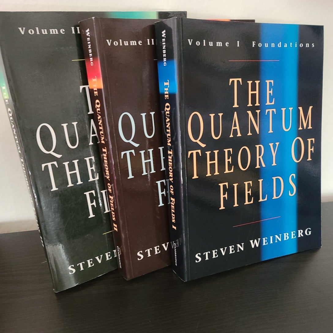 The Quantum Theory of Fields 2 Volume Hardback Set: Weinberg