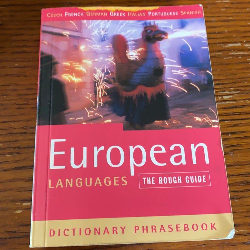 The Rough Guide to European Languages Dictionary Phrasebook