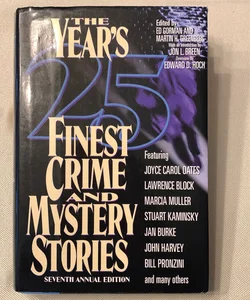 The Year's 25 Finest Crime and Mystery Stories