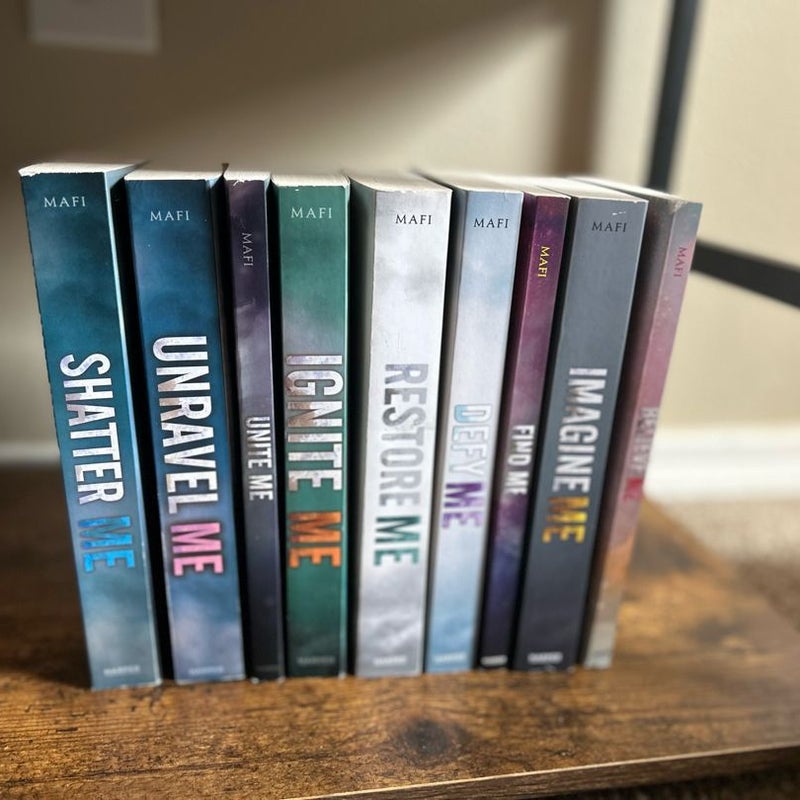 Shatter Me Series 9 Books Collection Set By Tahereh Mafi (Imagine Me, Find  Me, Unravel Me, Unite Me, Restore Me, Defy Me, Shatter Me, Ignite Me