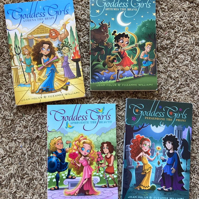 Goddess Girls Series Set of 4 Books