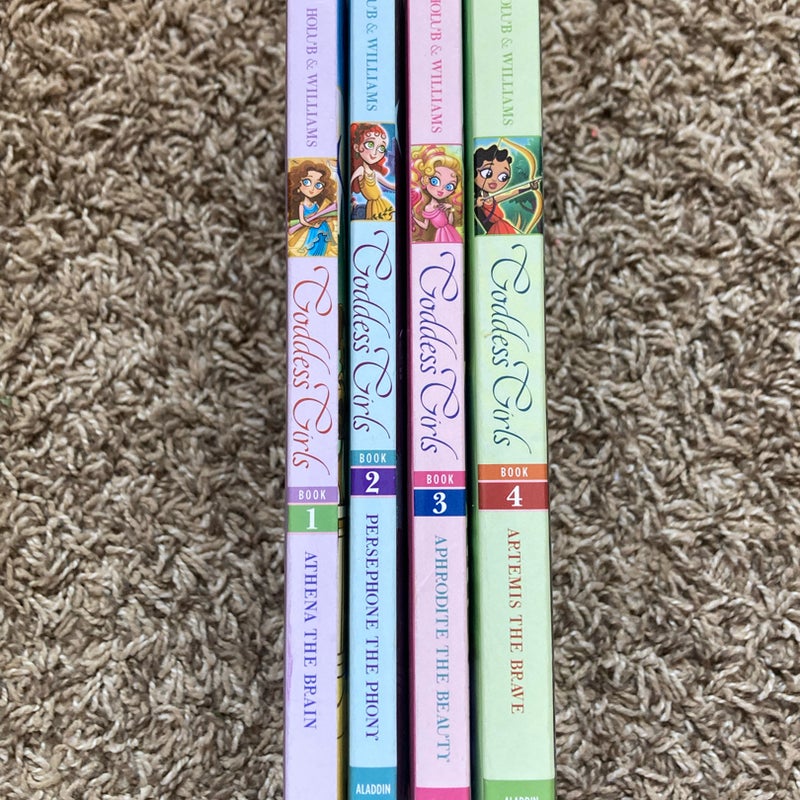 Goddess Girls Series Set of 4 Books