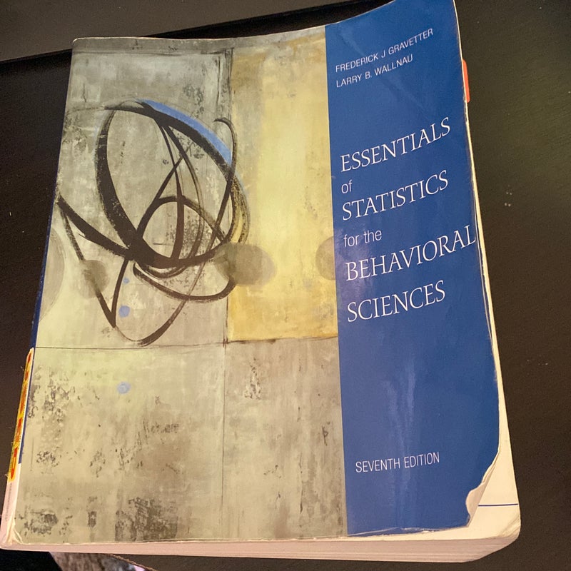 Essentials of Statistics for the Behavioral Sciences