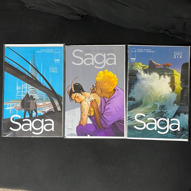 Saga chapters 32, 35 and 36