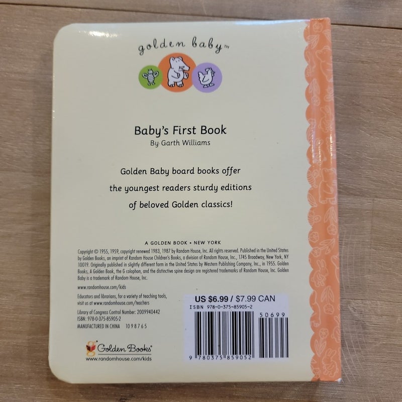Baby's First Book by Garth Williams: 9780375839160 |  : Books