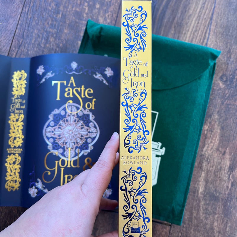 A Taste of Gold and Iron (A Bookish Box Signed Exclusive Edition)