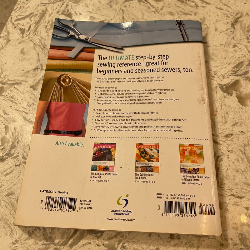 Singer Complete Photo Guide to Sewing - Revised + Expanded Edition