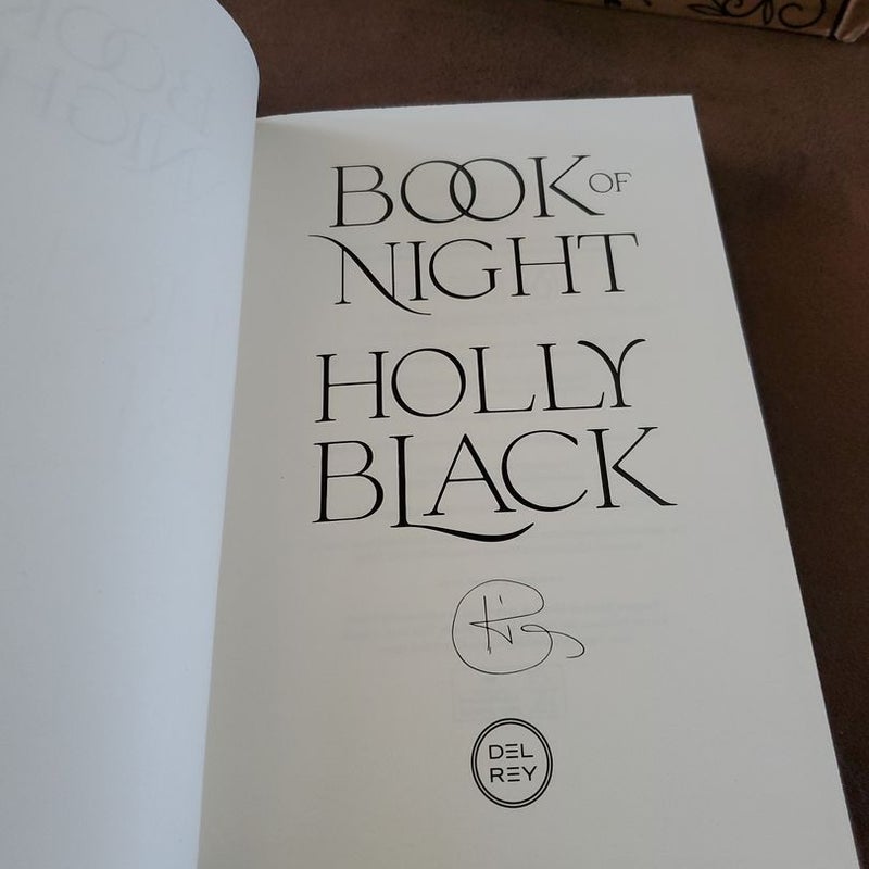 Book of Night , Fairyloot, digitally signed