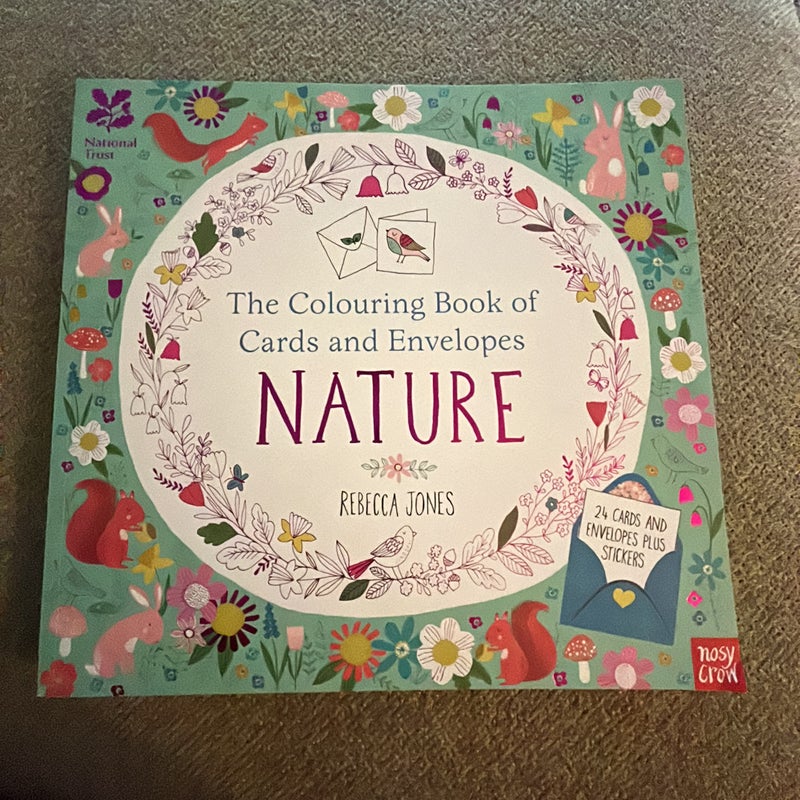 Colouring Cards and Envelopes - Nature