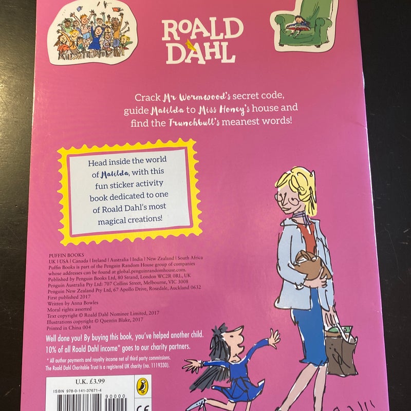 Matilda Wonderful Sticker Activity Book