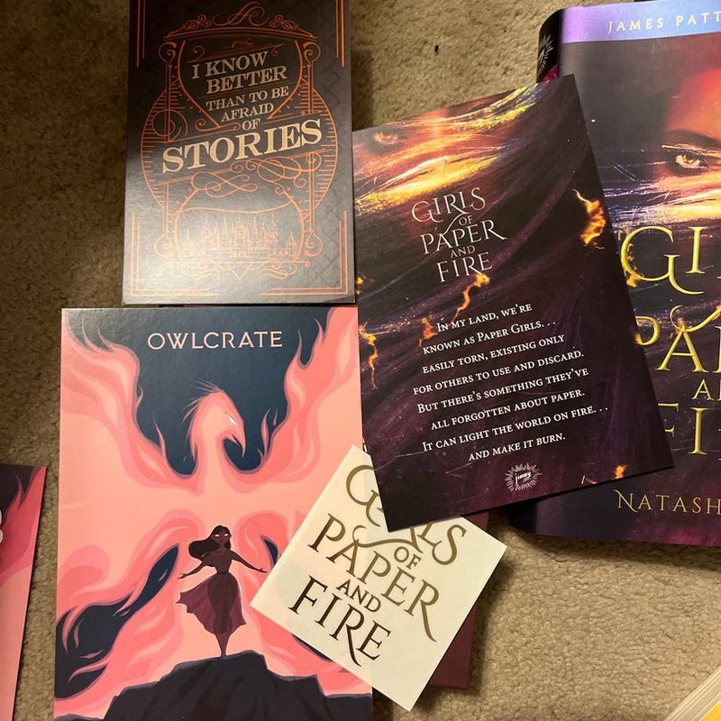 Owlcrate girls of paper and fire