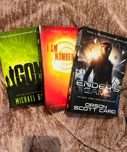 3 Books middle reader collection Ender's Game, I am number four, Gone