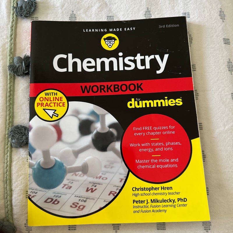 Chemistry for Dummies I, II, & workbook