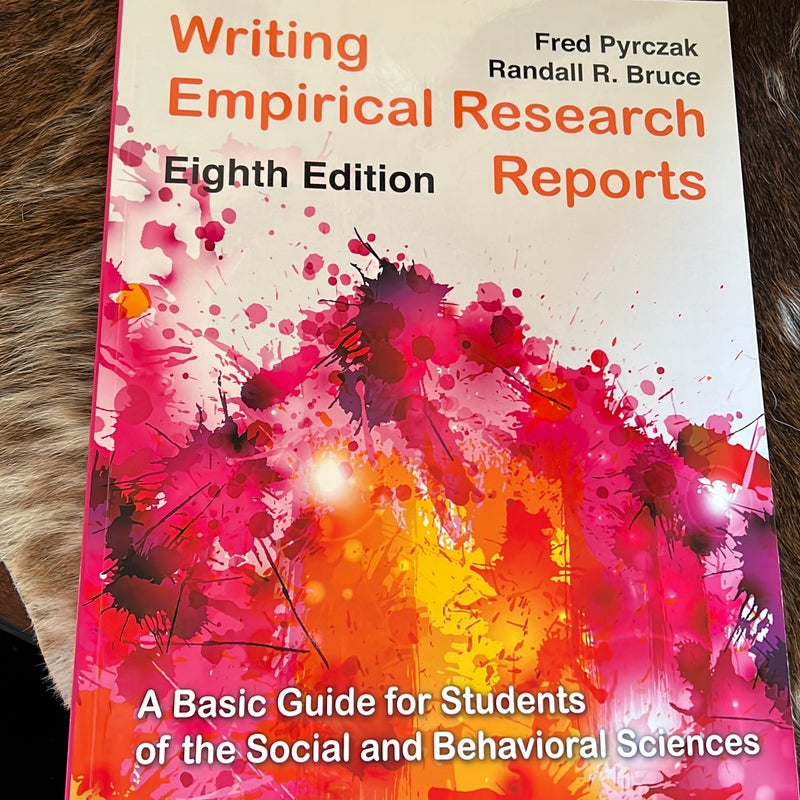 Writing Empirical Research Reports